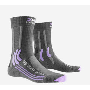 X-Socks TREK SILVER WMN Grey Melange/Bright Lavender Socks