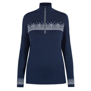 Newland LADY T NECK EMMY Blue White jumper