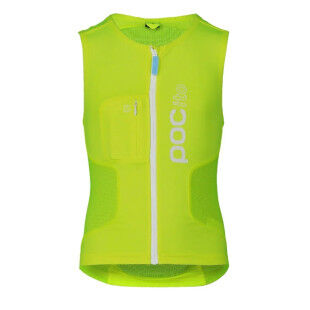 Children's sleeveless jacket Poc POCITO VPD AIR VEST Yellow/Green Fluo