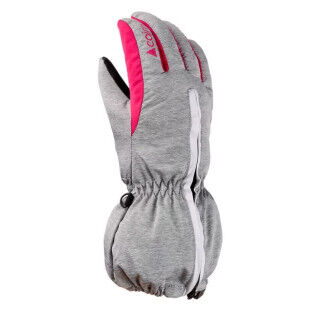 Cairn LEO 2 B C-TEX Grey Chine Fuschia ski gloves