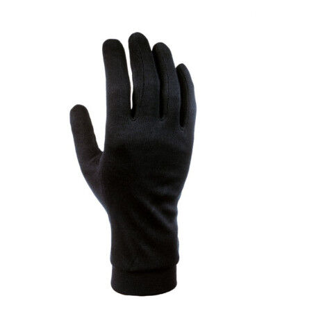 SILK GLOVES J BLACK