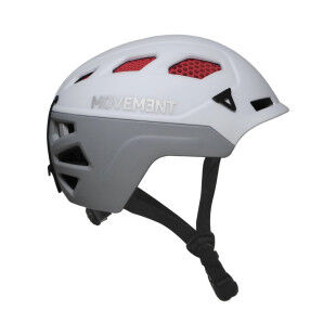 (ok)Movement 3TECH ALPI HONEYCOMB WOMEN Helmet White/Grey/Carmine