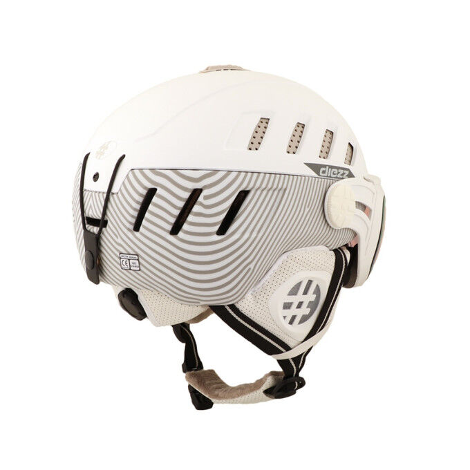 Casque Diezz ARCTIK VISIERE White Silver