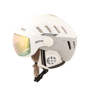 Diezz ARCTIK VISIERE White Silver Helmet