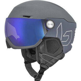 Bolle V-RYFT PURE Ski Helmet - CAT 1 TO 3 Grey Matte/Photochromic Blue