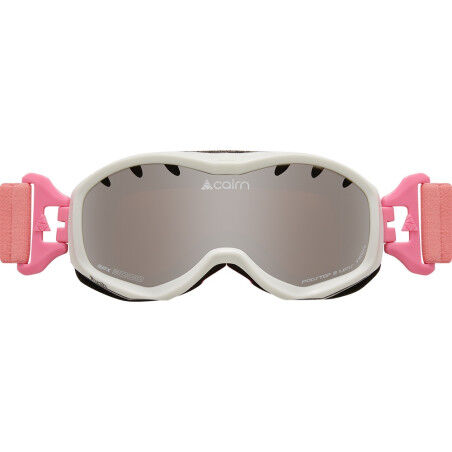 Cairn RUSH SPX3 Shiny White Candy Pink Junior Ski Goggle