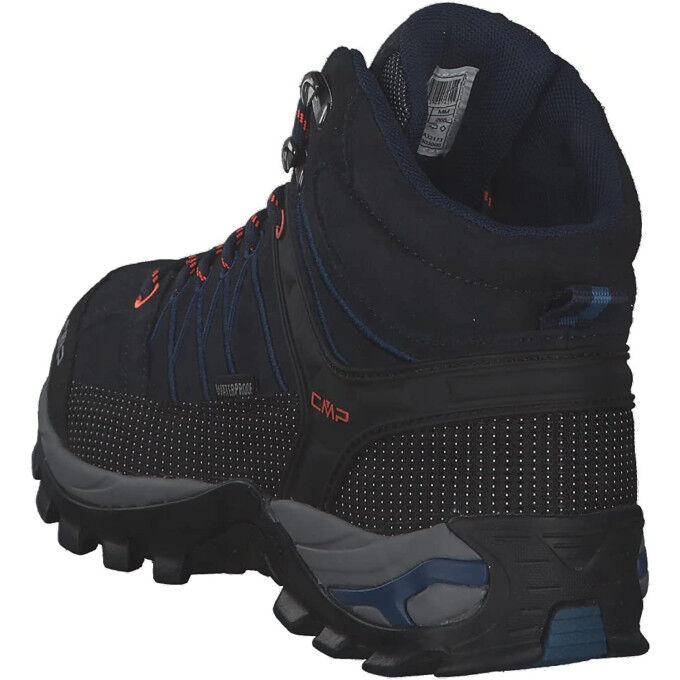 Hiking shoes Cmp RIGEL MID TREKKING SHOE WP Blue Flash Orange