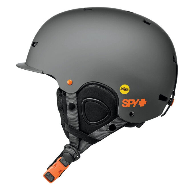GALACTIC MIPS MATTE GRAY SPY FOR LIFE ski helmet