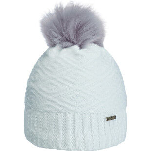Bonnet à pompon Cairn LOUNA HAT White