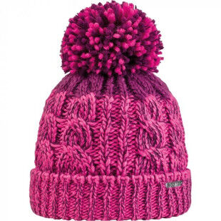 Sombrero de mujer Cairn ELEONORE HAT Fuchsia Purple pompon hat