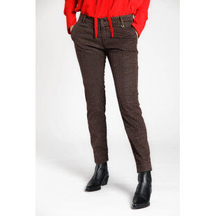 Pantalones chinos de mujer Mason's JAQUELINE CITY Marrón