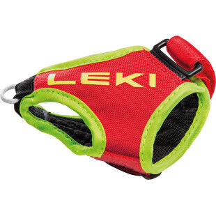 Leki SHARK FRAME STRAP Bright Red/Neon Yellow hand strap