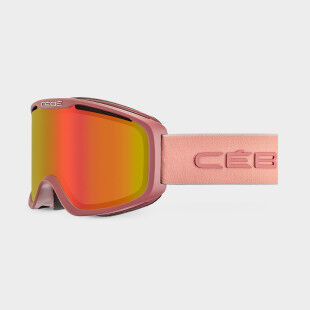 Cebe FALCON OTG Ski Mask - PC VARIO PERFO AMBER FLASH RED CAT. Deep Pink Matte