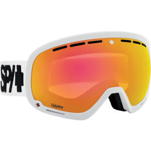Masque de ski Spy MARSHALL MATTE WHITE HAPPY ML ROSE RED SPECTRA MIRROR