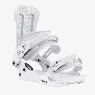 Union FORCE White snowboard bindings