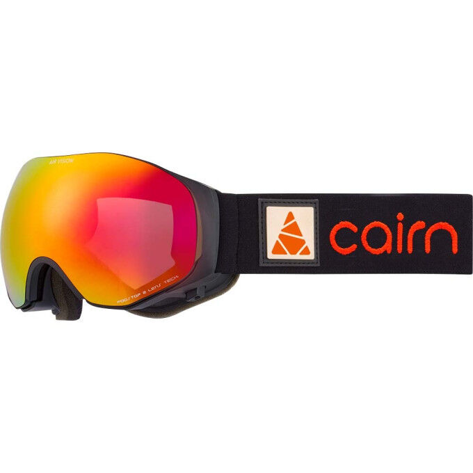Ski mask Cairn AIR VISION SPX3000 [IUM] Mat Black Orange