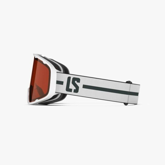 Máscara de Esquí LOUBSOL LS3 ESSENTIEL Blanca/Naranja
