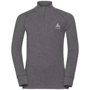Camiseta de esquí para niño con cuello alto y mangas largas 1/2 ZIP de Odlo