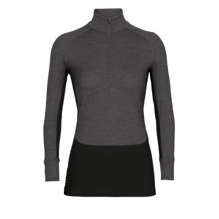 Capas base Icebreaker Mujer W ZONEKNIT 260 LS HALFJET