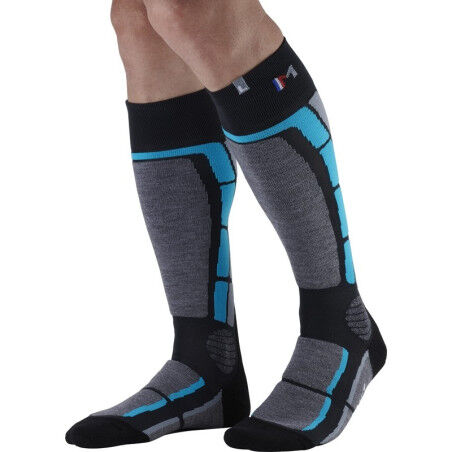 Monnet BACK SIDE Socks Grey/Blue