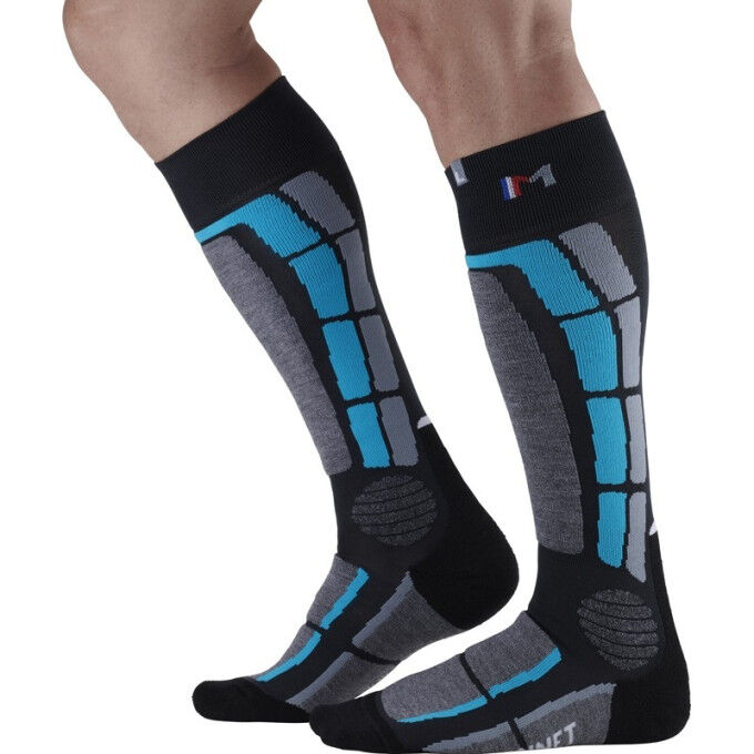 Monnet BACK SIDE Socks Grey/Blue