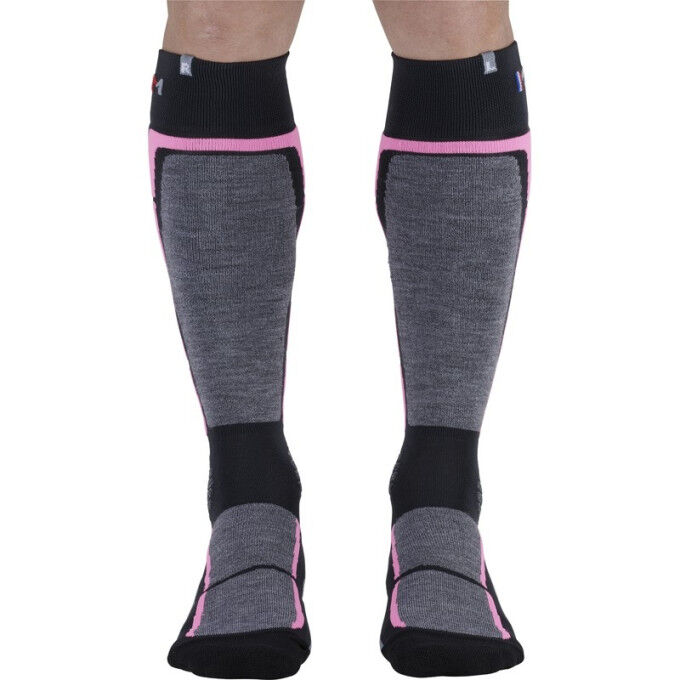 Calcetines Monnet MI-BAS BACK SIDE Gris/Rosa