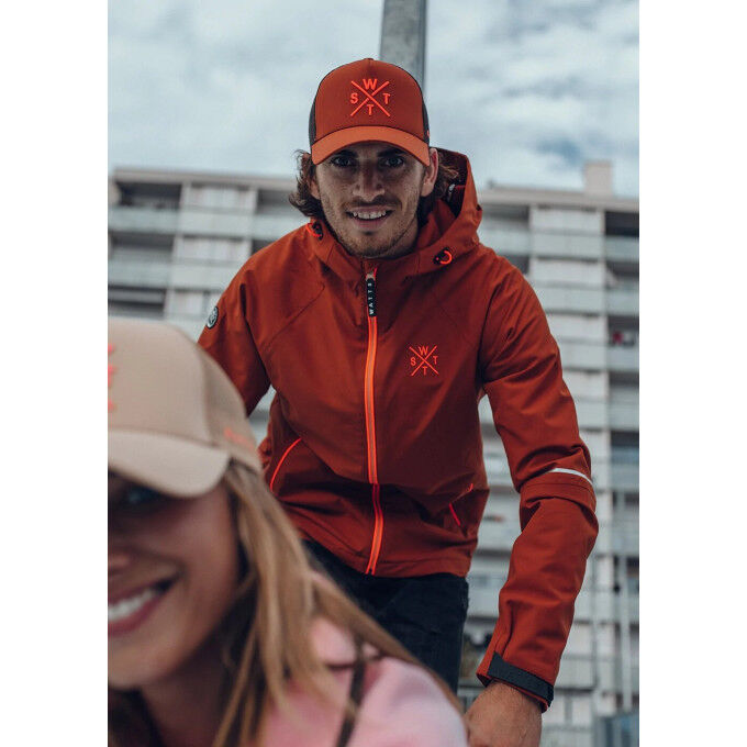 Watts CRAFT Men's technical windbreaker jacket Caramel