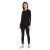 Women's long-sleeved top Icebreaker WOMEN 260 TECH LS CREWE Black