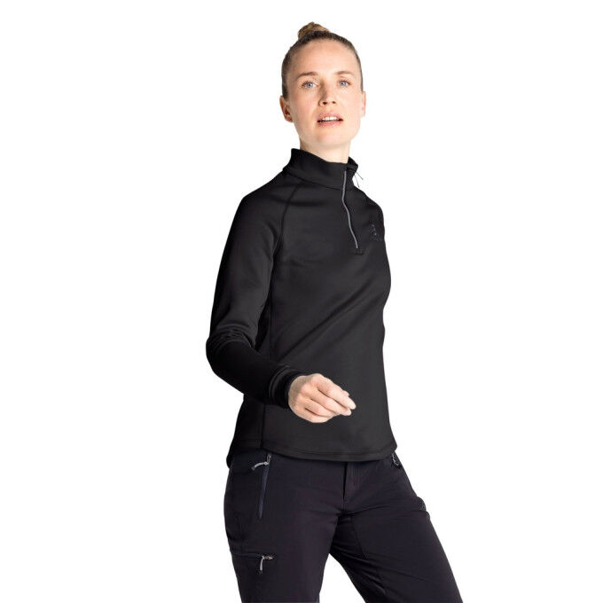 Odlo zip-neck jumper PULL ½ ZIP BERRA W Black
