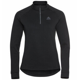 Jersey de mujer con cremallera Odlo PULL ½ ZIP BERRA W Negro