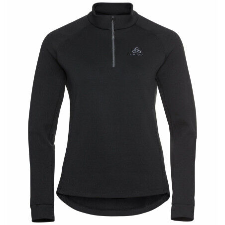 Jersey de mujer con cremallera Odlo PULL ½ ZIP BERRA W Negro