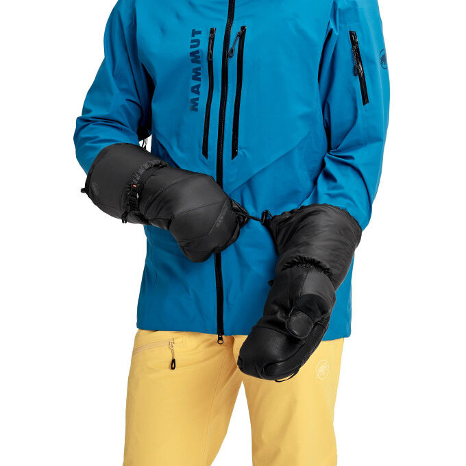Manopla de alpinismo unisex Mammut ARCTIC MITTEN Negro