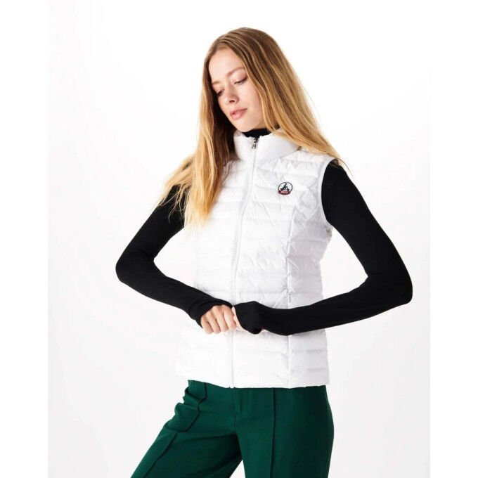 Women's sleeveless down jacket JOTT SEDA White