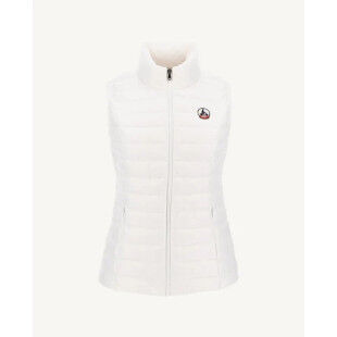 Chaqueta de pluma sin mangas para mujer JOTT SEDA Blanco