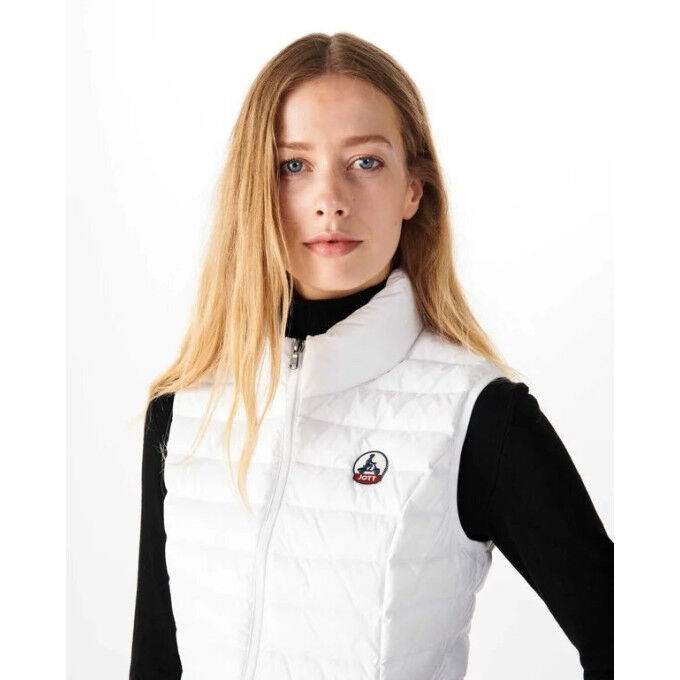 Women's sleeveless down jacket JOTT SEDA White