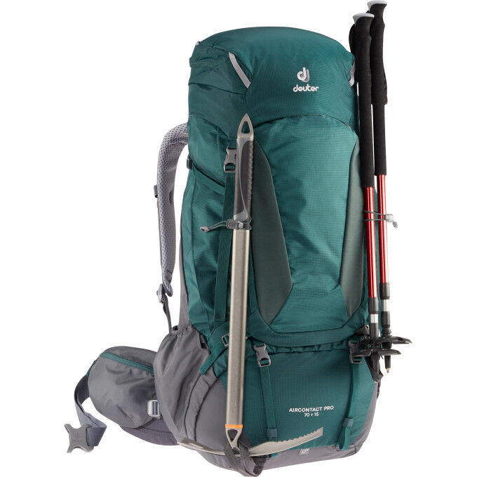 Backpack Deuter AIRCONTACT PRO 70+15 Forest/Grey Backpack Deuter AIRCONTACT PRO 70+15 Forest/Grey