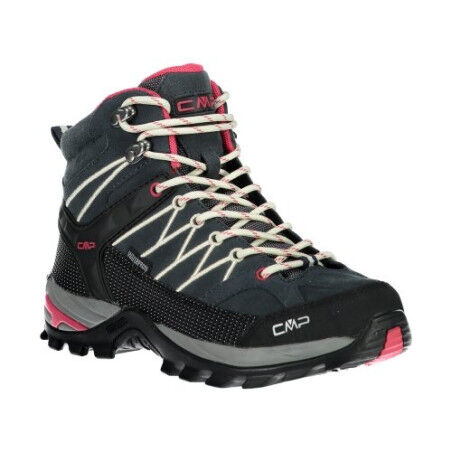 Botas trekking mujer CMP RIGEL MID WMN WP Charcoal-White
