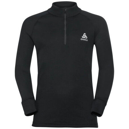 Long-sleeved T-shirt Odlo T SHIRT ML ½ ZIP ACTIVE WARM Black