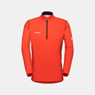 Mammut AENERGY ML HALF ZIP PULL MEN Hot Red / Black ski jumper