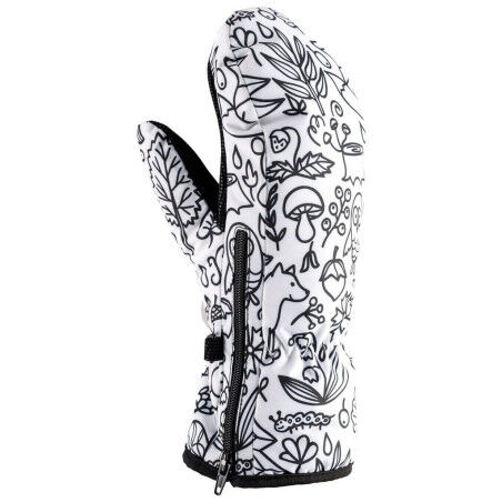 Guantes de esquí Viking MOTIV White Forest Junior para colorear