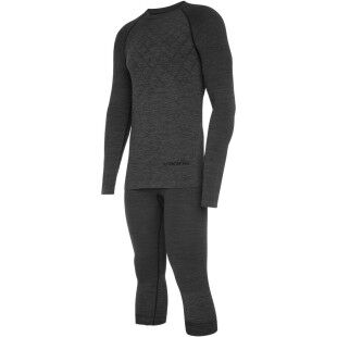 Première couche Viking LUCAS BAMBOO MAN ¾ SET Grey