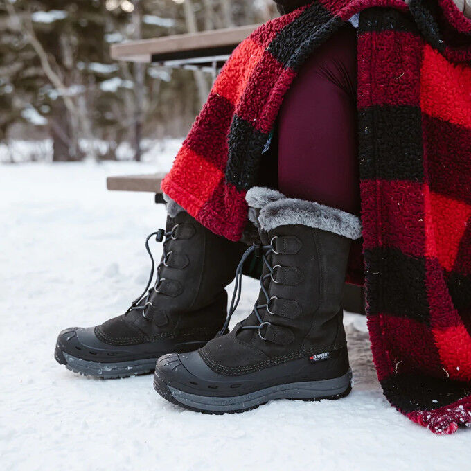 CHLOE FEMME charcoal après-ski boots