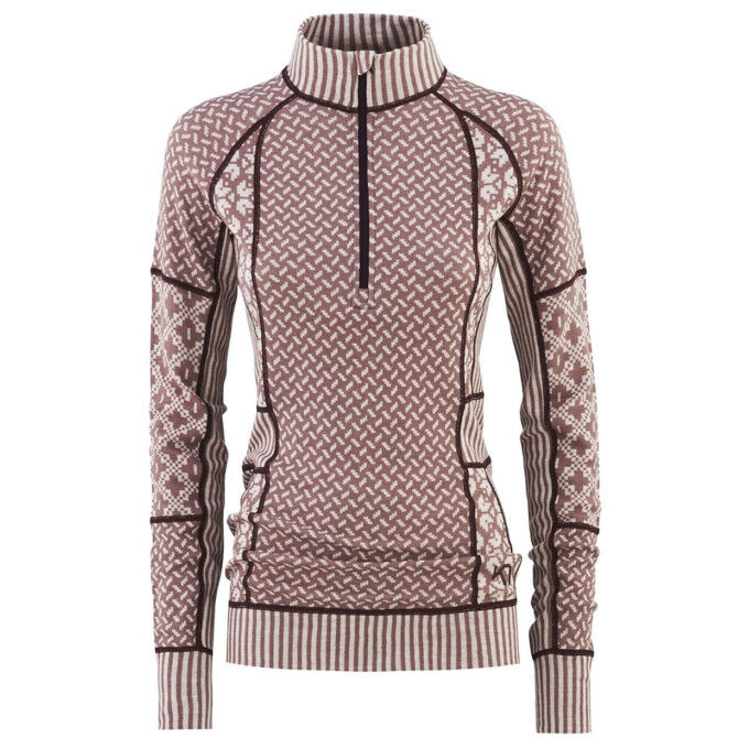 Camiseta interior mujer Kari Traa SMEKKER H/Z Taupe