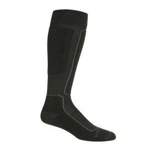 Ski socks Icebreaker MENS SKI + OVER THE CALF LIGHT CUSHION Loden/Black/Gritstone Heather