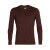 Stand-up collar top Icebreaker MEN 200 OASIS LONG SLEEVE CREWE Espresso