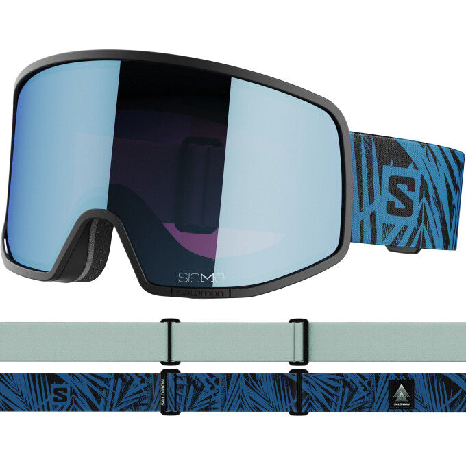 Salomon Lo Fi Sigma Sky blue ski mask