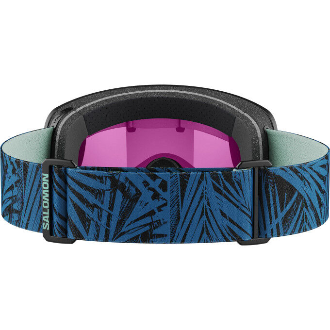 Salomon Lo Fi Sigma Black Wonder Sky blue ski mask