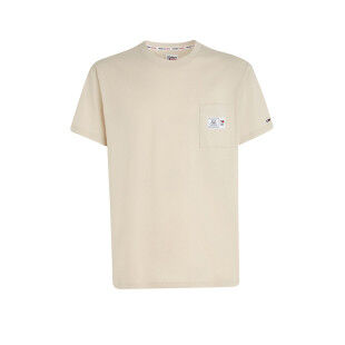 Tommy Hilfiger TJM CLSC LABEL RINGE Classic Beige T-shirt