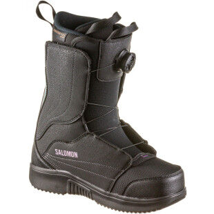 BOOTS PEARL BOA BLACK/BLACK/ROYAL LILAC