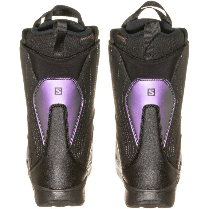 BOOTS PEARL BOA BLACK/BLACK/ROYAL LILAC